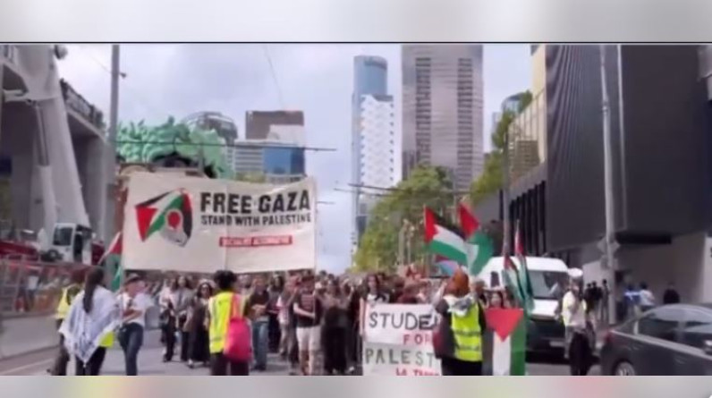 فيديو| مسيرات في أستراليا وتظاهرات واعتقالات في ولايات أمريكية بسبب التضامن مع غزة